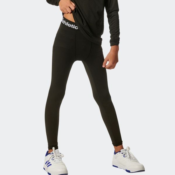 Body Action Compression Junior Tights 014301-01-Black
