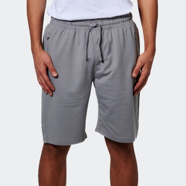 Body Action Essentials French Terry Men's Shorts 033616-01-SilverGrey