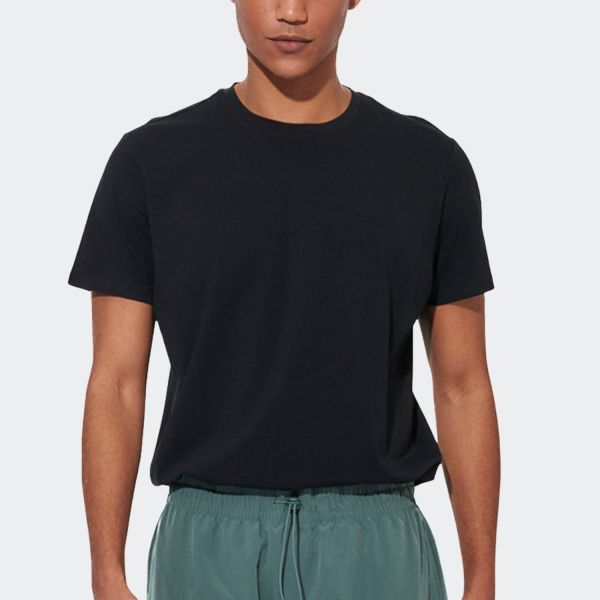 Body Action Slim Fit Stretch Jersey Men's T-Shirt 053625-01-Black