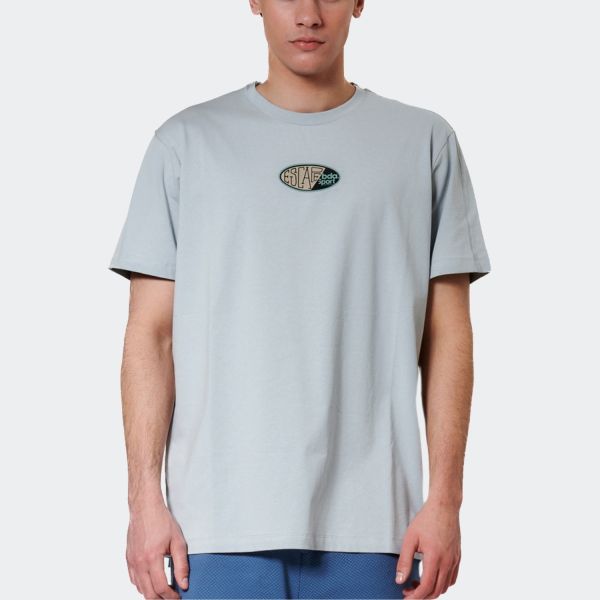 Body Action Graphic Men's T-Shirt 053628-01-PearlBlue