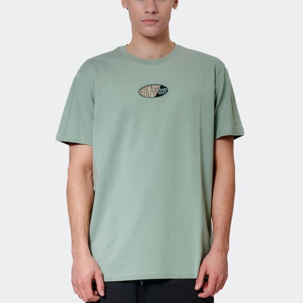 Body Action Graphic Men's T-Shirt 053628-01-PistachioGreen
