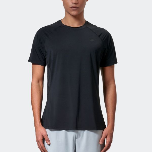 Body Action Lightweight Yoga Men's T-Shirt 053629-01-Black
