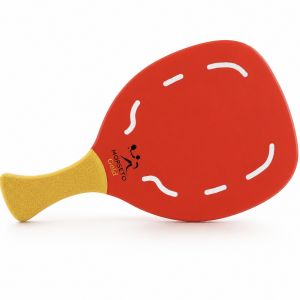 Beach Racquet Morseto Gold Red with Holes