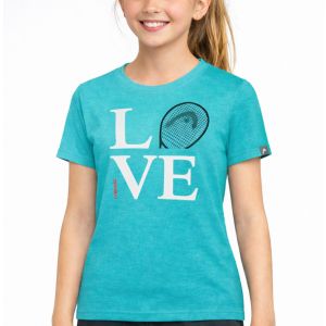 Head Vision Love Logo Girls' Tennis T-Shirt