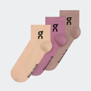 On Logo Mid Sock x 3