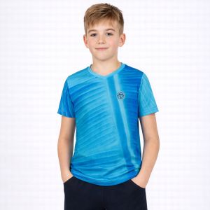 Bidi Badu Raik Tech V-Neck Boy's Tennis Tee