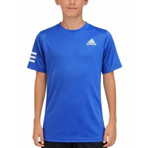 adidas Club 3-Stripes Boys' Tennis T-Shirt
