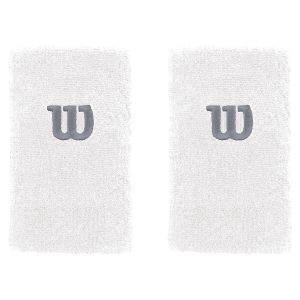 Wilson Extra Wide Tennis Wristbands x 2